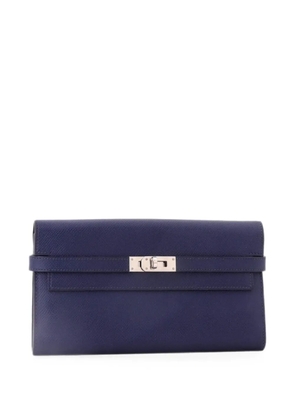 Hermès Pre-Owned Kelly Wallet Epsom Long small wallets - Blue