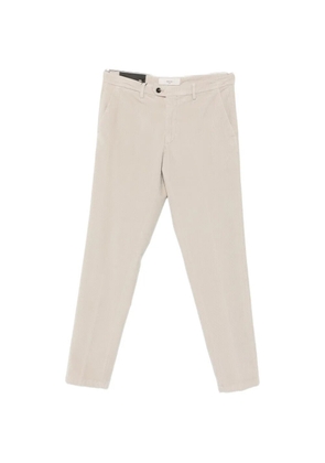 Briglia 1949 corduroy-effect straight-leg trousers - Neutrals