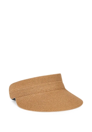Liviana Conti woven-design visor - Neutrals