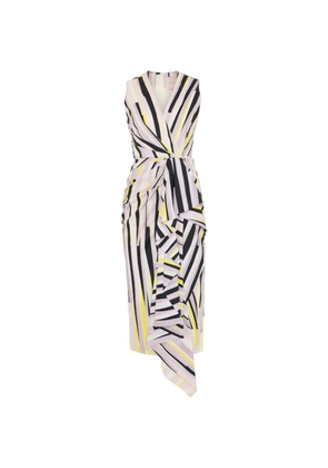 Roksanda Esra striped asymmetric dress - Neutrals