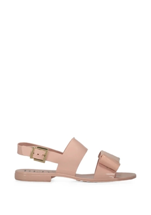 RED(V) bow-detail buckle-fastening sandals - Pink