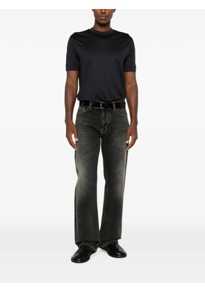 Emporio Armani faded straight-leg jeans - Grey