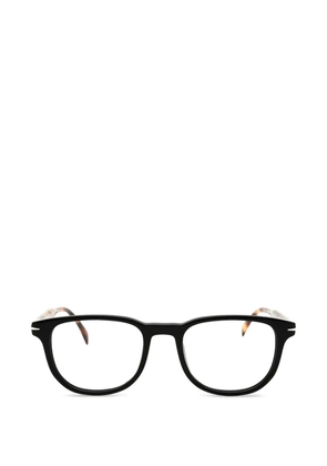 Eyewear by David Beckham tortoiseshell-effect rectangle-frame glasses - Black