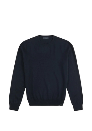 Fay crew-neck long-sleeve sweater - Blue