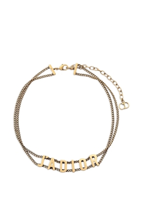 Christian Dior Pre-Owned 2010s J'Adior double-chain necklace - Gold