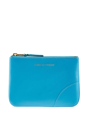 Comme Des Garçons Wallet logo-print leather wallet - Blue