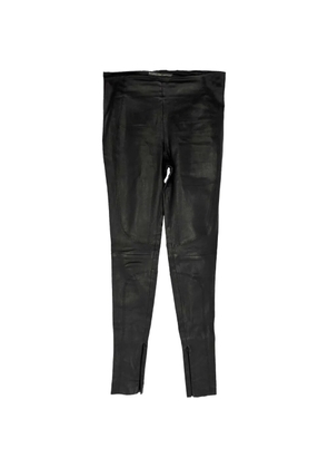 Balenciaga Pre-Owned skinny-leg leather trousers - Black