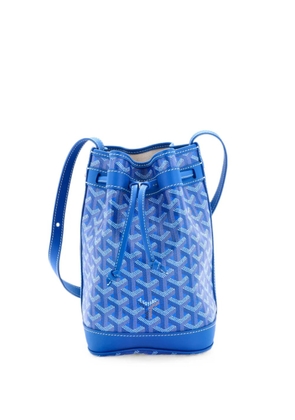 Goyard Pre-Owned Petit Flot Coated Canvas PM bucket bag - Blue