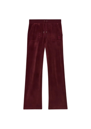 Juicy Couture Del Ray velour trousers - Red