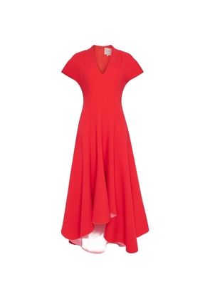 Roksanda Sapha asymmetric midi dress - Red