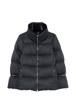 Herno faux-fur collar padded jacket - Blue