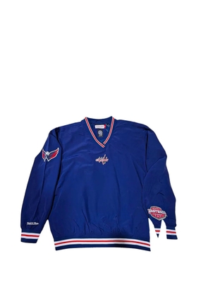 Mitchell & Ness NHL Capitals logo-embroidered sweatshirt - Blue