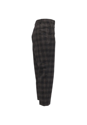 Theory Treeca plaid trousers - Grey