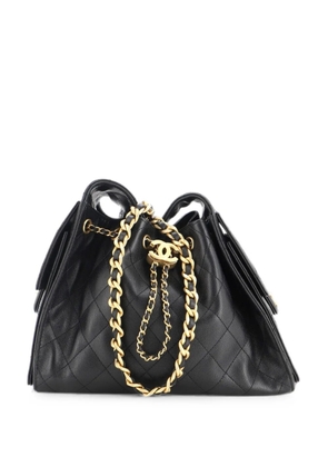 CHANEL Pre-Owned 25 Quilted Caviar Small hobo bag - Black
