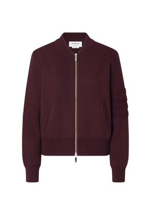 Thom Browne 4-Bar Milano-stitch bomber jacket - Red