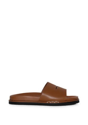 JW Anderson Fussbett leather sandals - Brown