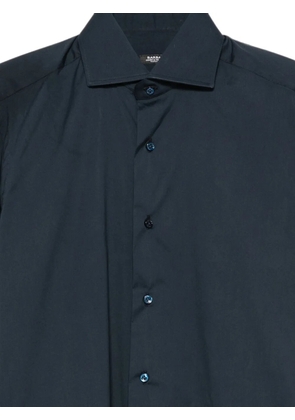 Barba point-collar button-down shirt - Blue