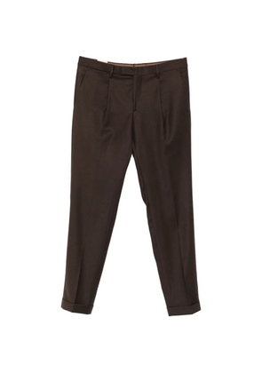 Briglia 1949 pleated-detail turn-up trousers - Brown