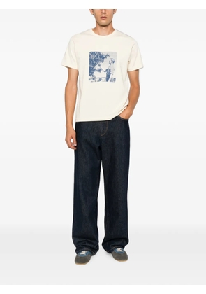 JW Anderson graphic-print T-shirt - Neutrals