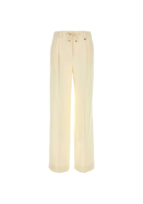 Moncler wool gabardine tailored trousers - Neutrals