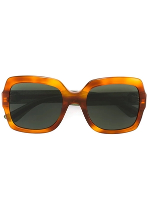 Gucci Eyewear oversized square sunglasses - Brown