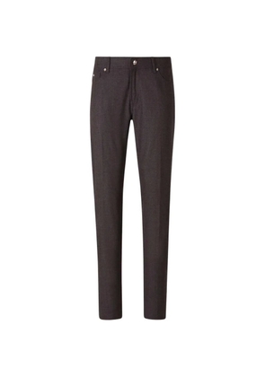 Marco Pescarolo Nerano logo-plaque slim-fit jeans - Grey