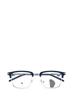 Montblanc Shield browline-frame glasses - Silver