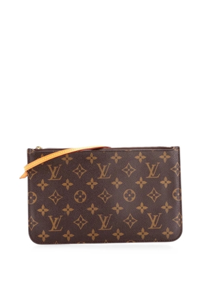Louis Vuitton Pre-Owned Neverfull Pochette Monogram Canvas Large pouch - Brown