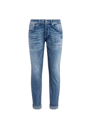 DONDUP George faded-effect whiskered jeans - Blue