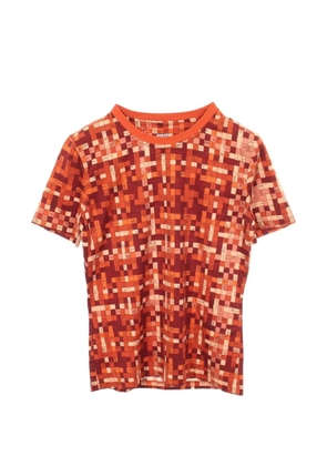 Hermès Pre-Owned 2010s Bolduc au Carre T-shirt - Orange