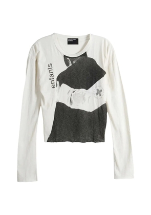 Enfants Riches Déprimés Pray for Rain graphic-print long-sleeved T-shirt - White