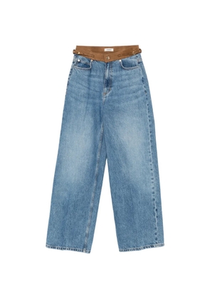 SANDRO belted pocket jeans - Blue