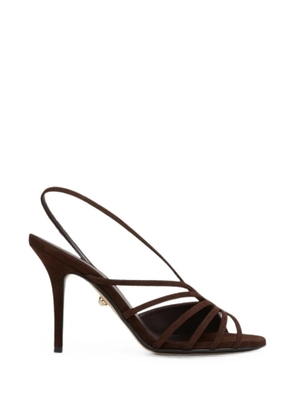Alevì Star strappy slingback pumps - Brown