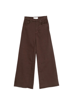 MOTHER The Undercover Sneak wide-leg jeans - Brown