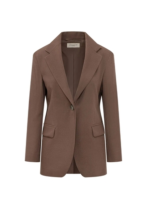 Weekend Max Mara single-breasted woollen cloth blazer - cocoa - Brown