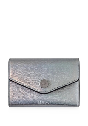 Mulberry metallic lizard-effect wallet - Silver