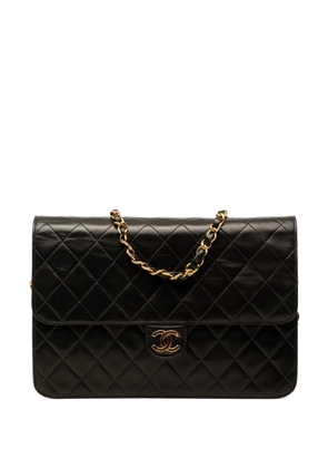 CHANEL Pre-Owned 1997-1999 Medium CC Quilted Lambskin Single Flap shoulder bag - Black