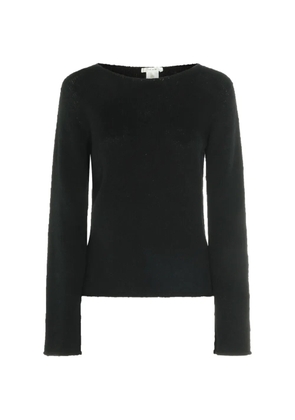 The Row Omiko fine-knit sweater - Black