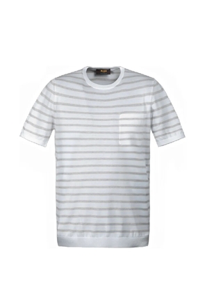 Moorer Esmund short-sleeve sweater - White