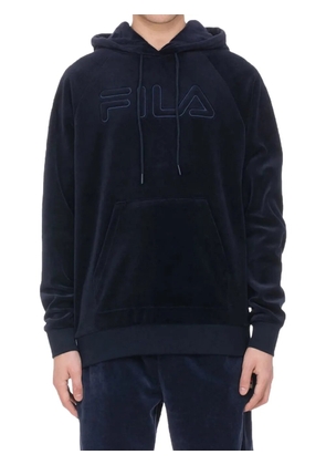 Fila Kai logo-embroidered hoodie - Blue