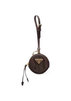Prada leather mini-pouch - Brown