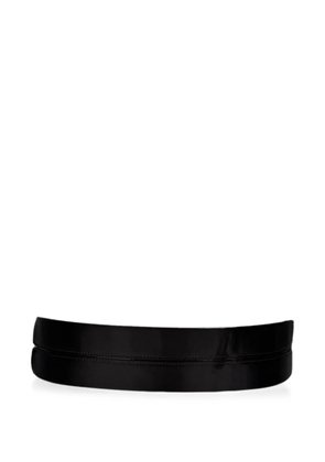 Lanvin Pre-Owned wide satin belt - Black