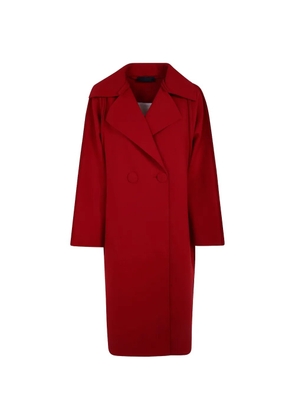 Maria Calderara double-breasted coat - Red