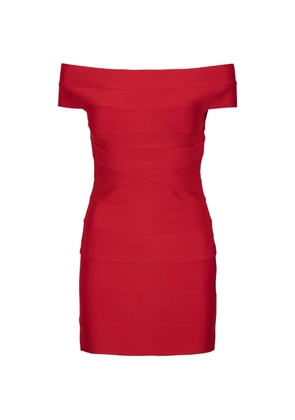 ROTATE BIRGER CHRISTENSEN off-shoulder mini dress - Red