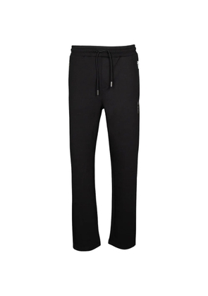 Karl Lagerfeld logo-plaque track pants - Black