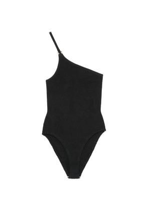 Hunza G Clara one-shoulder swimsuit - Black