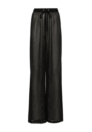 PARAMIDONNA Aurora lurex trousers - Black