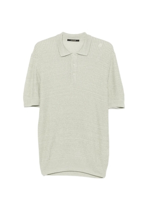 Tagliatore knitted textured polo shirt - Green