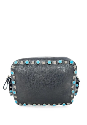 Valentino Garavani Pre-Owned 2010s Rolling Rockstud camera bag - Black