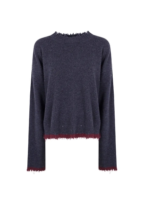 Uma Wang distressed cashmere sweater - Grey